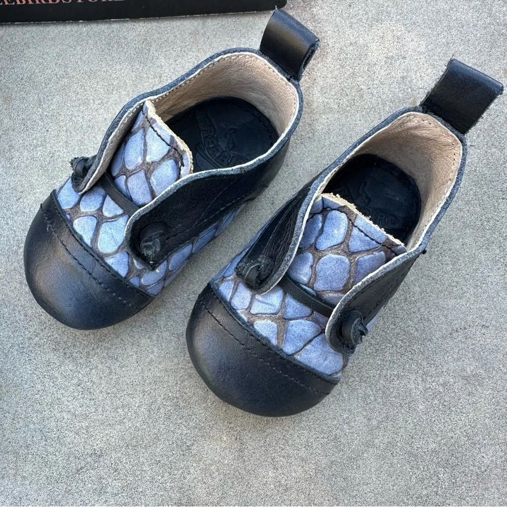 Freebird Baby Mabel Navy Multi Size 1 (3-6 months) Just Like Mom Adorable NIB